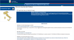 Desktop Screenshot of prefettura.it